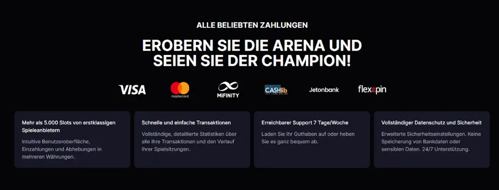Werbebanner für verschiedene Wettangebote